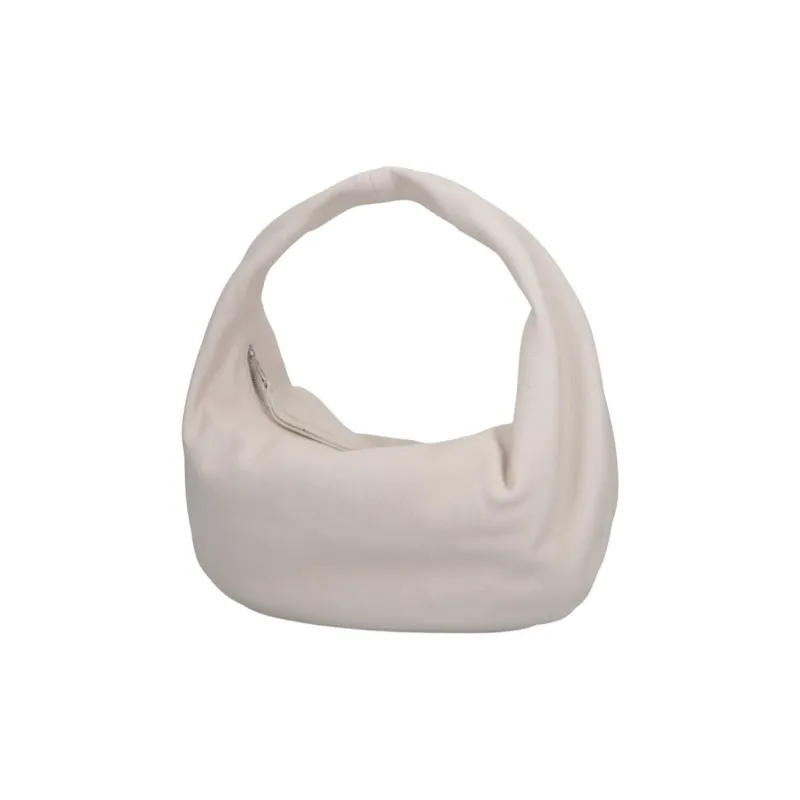 KHAITE Calfskin Handbag Medium Size Women's Cream-1