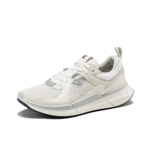 Ecco Walking BIOM2.2 Low-Top Casual Shoes Women's White