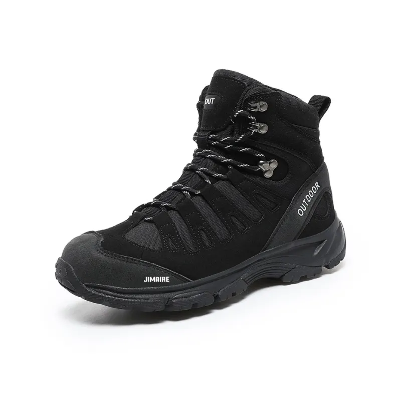 King Jinmai Warm Water Resistant Slip Resistant Short Snow Boots Men's-4