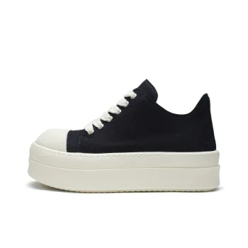 JIETEGONGYANG Slip Resistant Water Resistant And Wear Resistant Low Top Skateboard Shoes Unisex Black