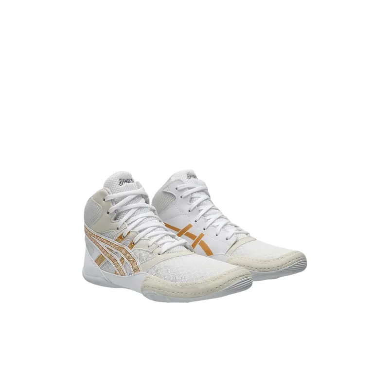 Asics Snapdown 4 High Top Kids Lifestyle Shoes White/Pure Gold Kids'-2