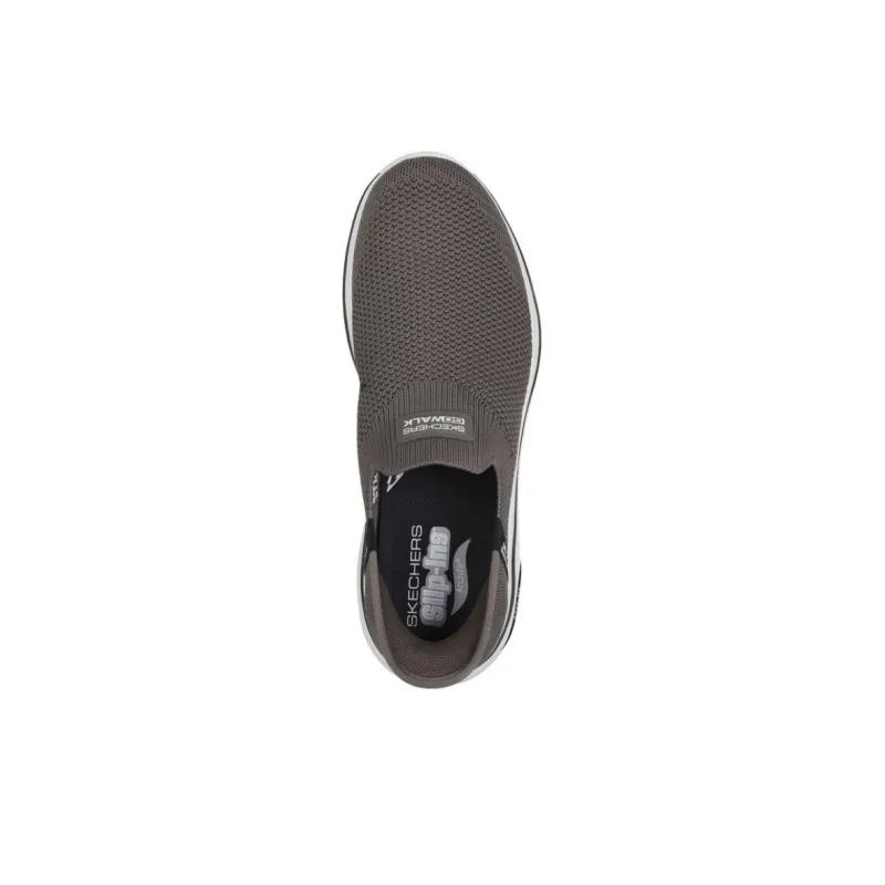Skechers GO Walk Arch Fit 2.0 Anti Slip Wear Resistant Low Top Casual Running Shoes Men's Brown-3