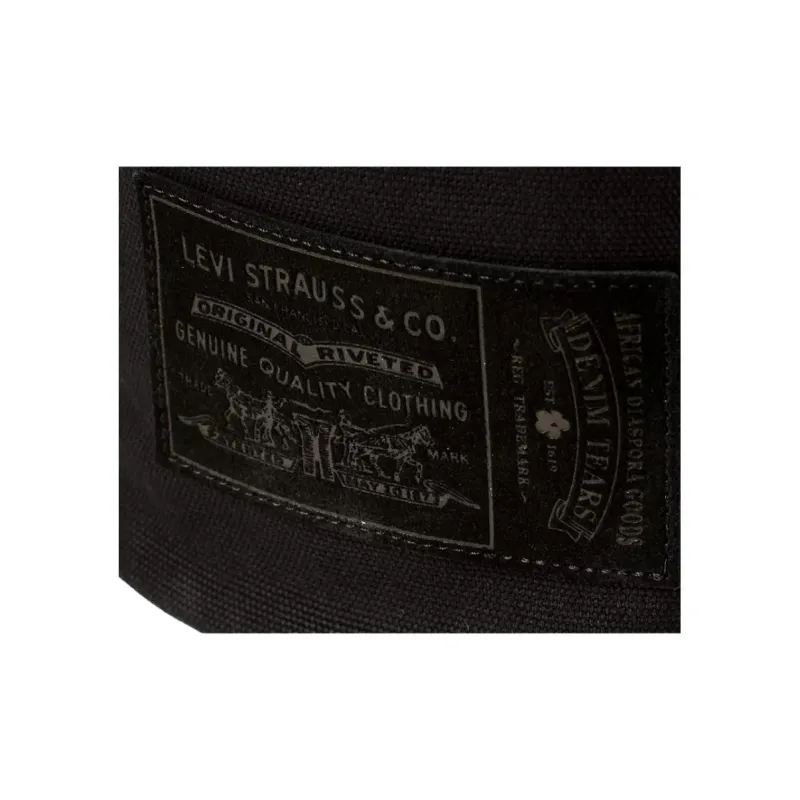 Levi's Cotton Patchwork Canvas Canvas Bag Backpack Regular Men's Black-3