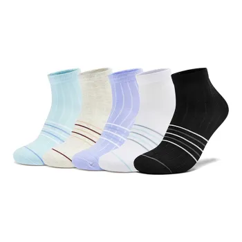 QIAODAN Mid Calf Socks Women's 5 Pack