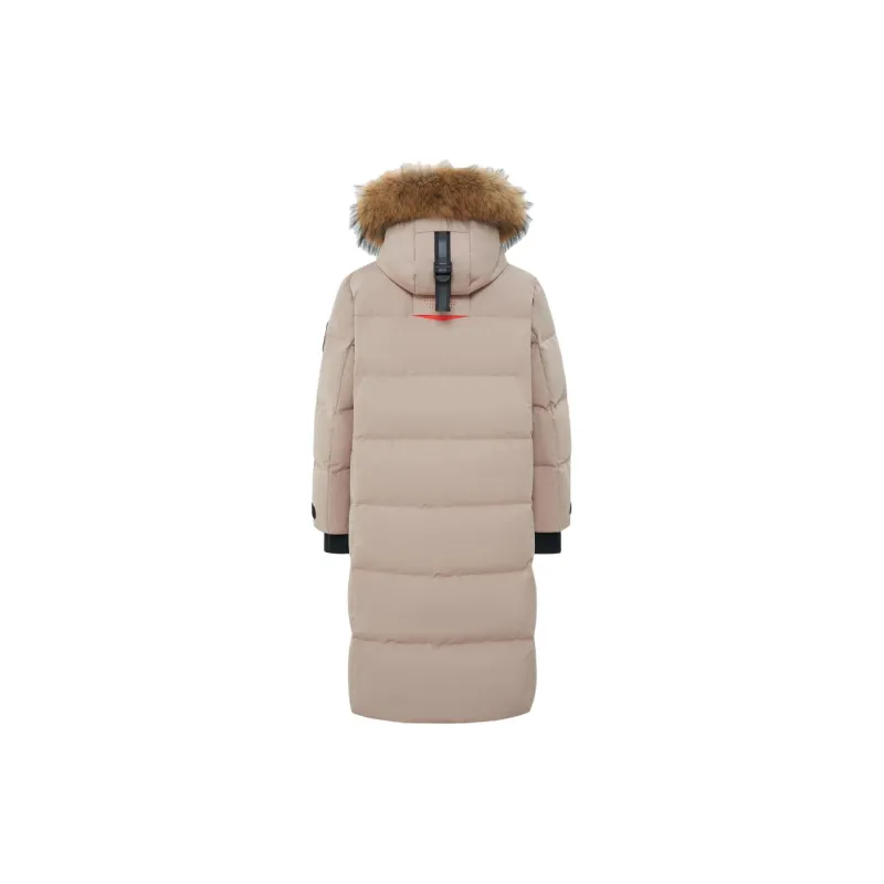 SNOW FLYING Snowy Collection Long Down Coats Unisex-16