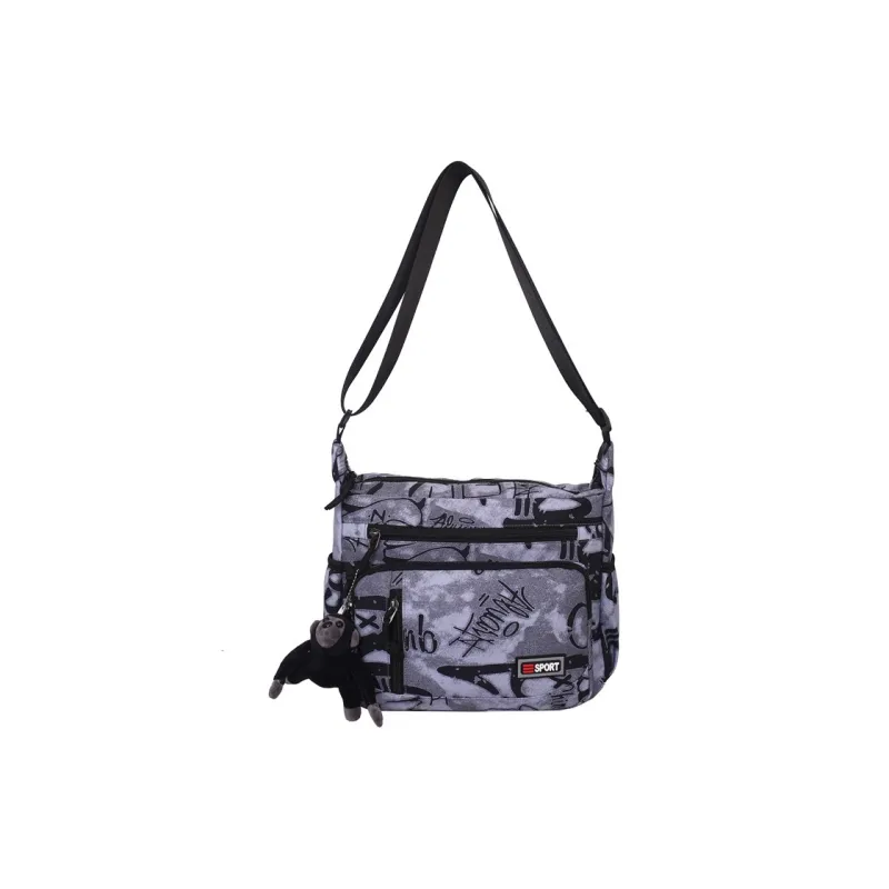 BLAKE FLEETO Nylon Shoulder Bag Crossbody Bag Medium Size Unisex Multicolor-7