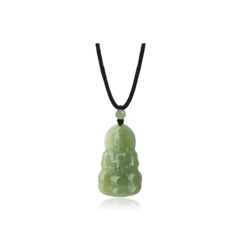 ZHONGYINYIJIN Necklaces Green Jade Unisex