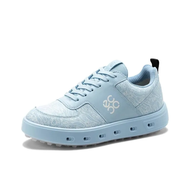 Ecco GOLF STREET 720 Low Top Skateboard Shoes Women's Blue-0