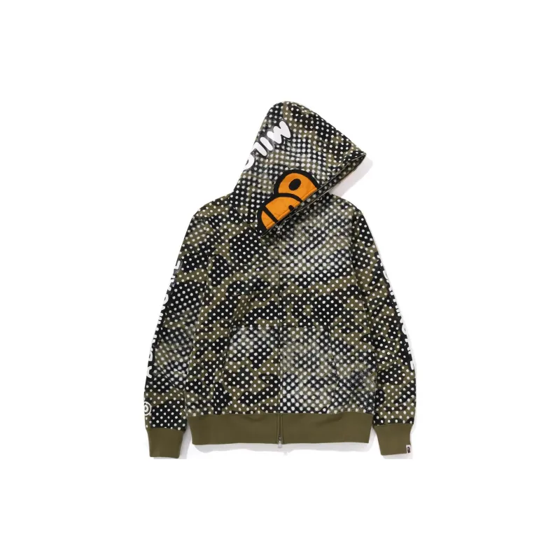 Bape X Joshua Vides Milo Face Full Zip Hoodie-2