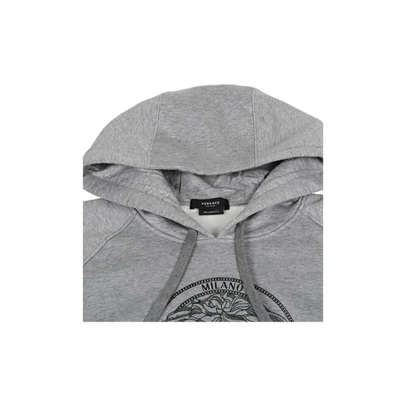 VERSACE Sweatshirts Men Gray-4