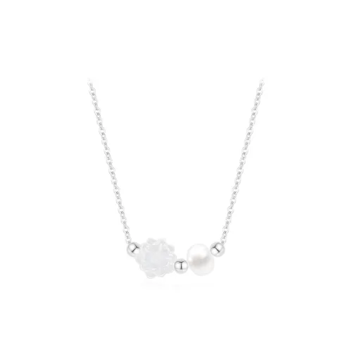 PRETTY DIARY S999 Fine Silver Necklaces Women's