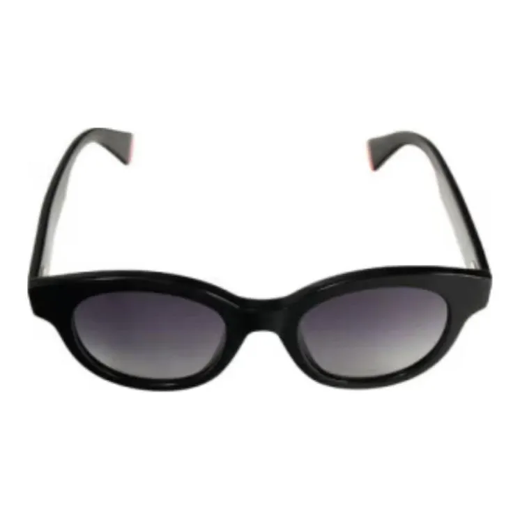 KENZO Acetate Oval Sunglasses Unisex Black-1