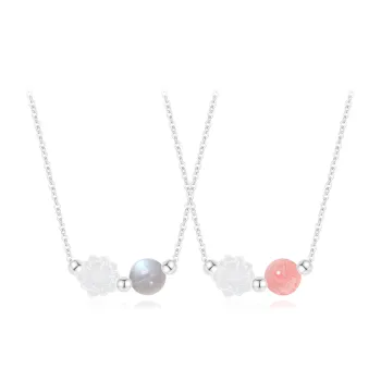 PRETTY DIARY S925 Silver Necklaces Women's