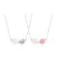 (1 Pair-S925 Silver) Lotus Necklace