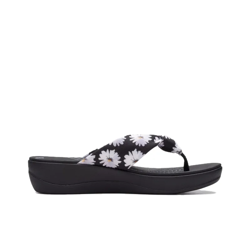 Clarks EVA Abrasion-Resistant Slip-Resistant Flip Flops Women's Black-1