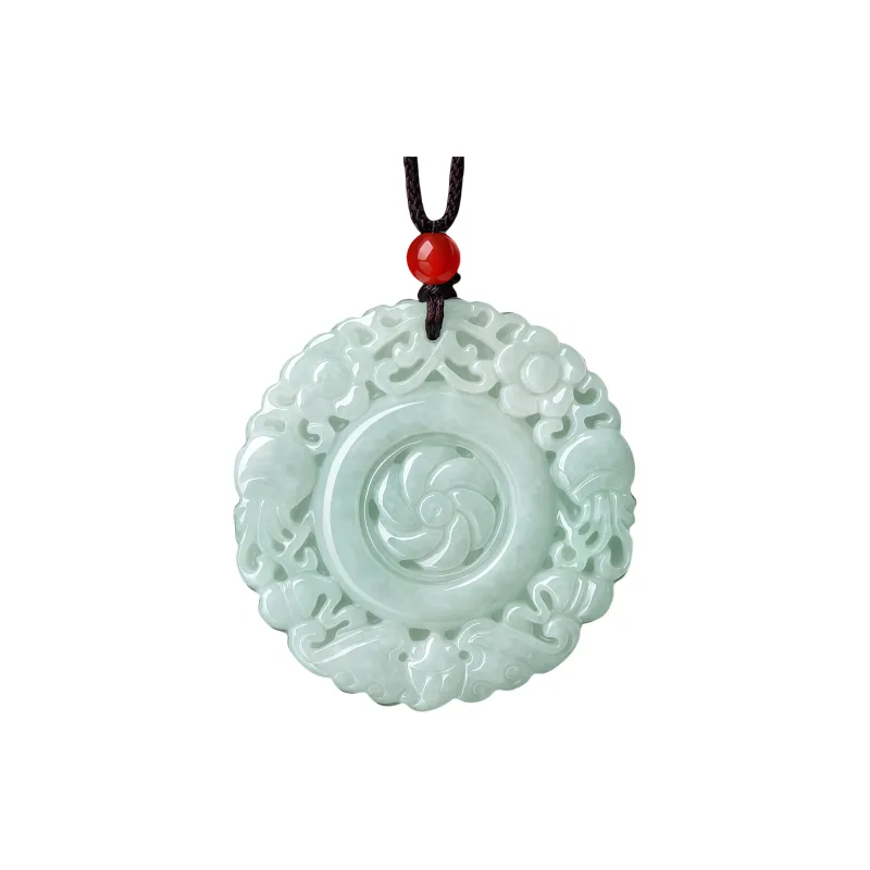 Kai Zhen Glutinous Jade Jadeite Pendants Unisex-0