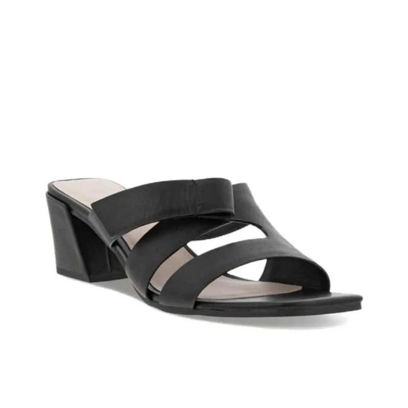 Ecco Rubber Sole Quiet Quick Dry Slide Slippers Women's Black-1