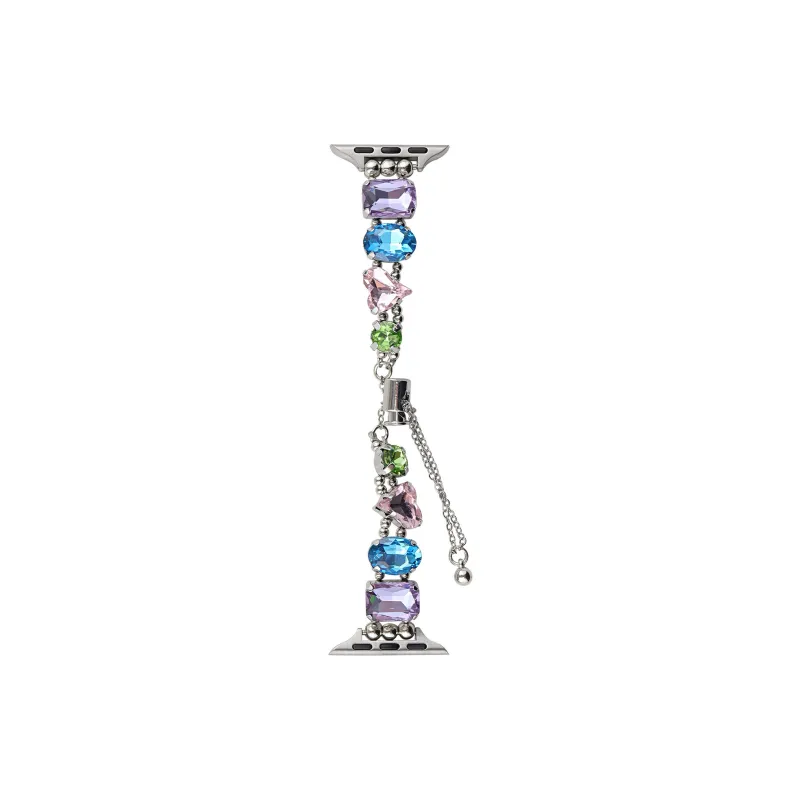 IWabcertoo Watch Band Apple Compatibility Gemstone Material-3