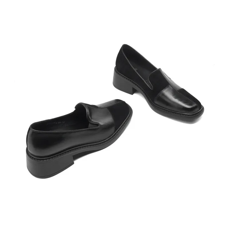 XICUNMINGWU Loafers Women's Black-2