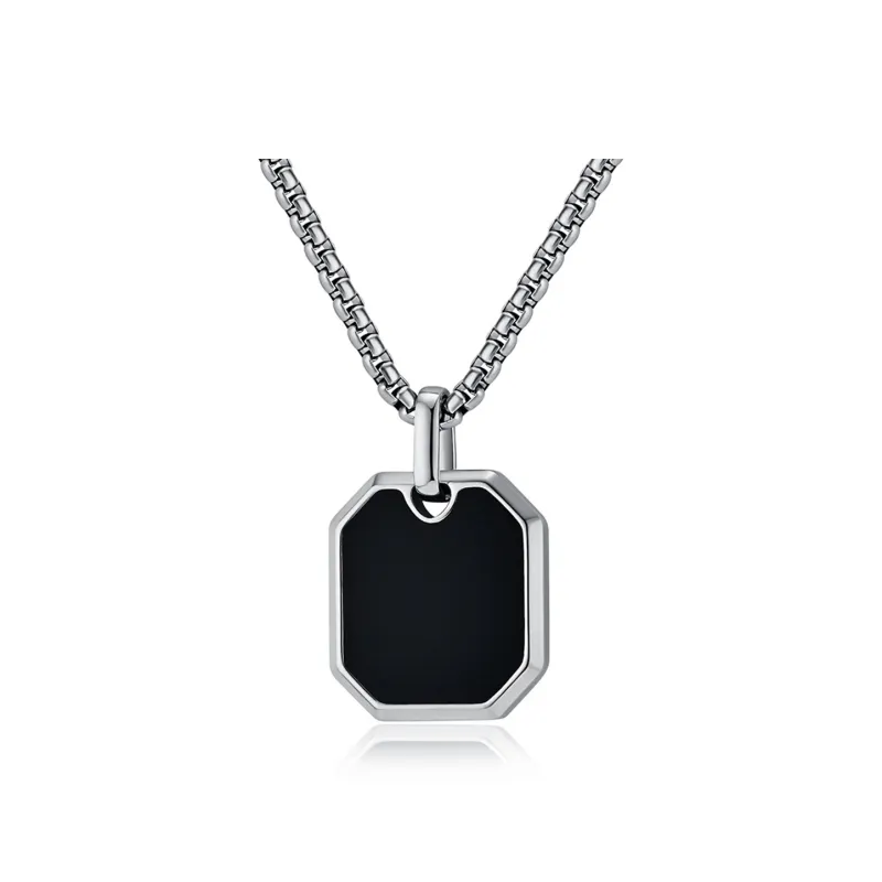 Sanpowa Stainless Steel Necklaces Men's-0