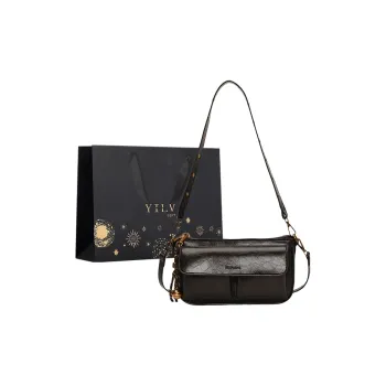 Yi Brigade PU Baguette Bag Shoulder Bags Women's Coffee/Black/Brown/Red