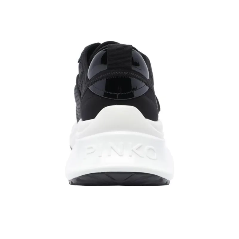 PINKO Logo Patch Lace Up Sneakers Women's-4