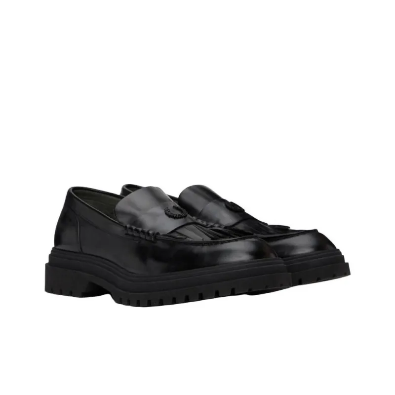 FRED PERRY Loafer Loafers Men's Black-2