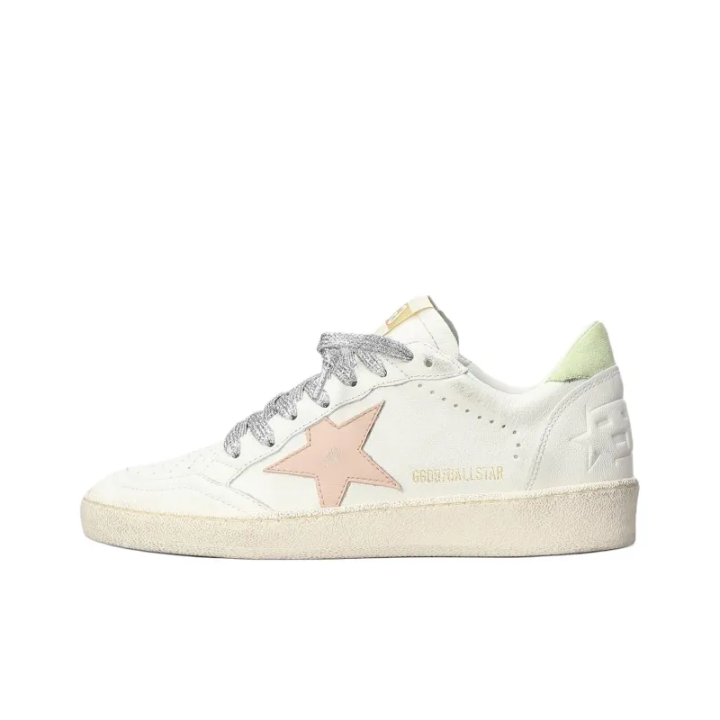 Golden Goose Ball Star Low Top Skateboard Shoes Women's Ecru-0