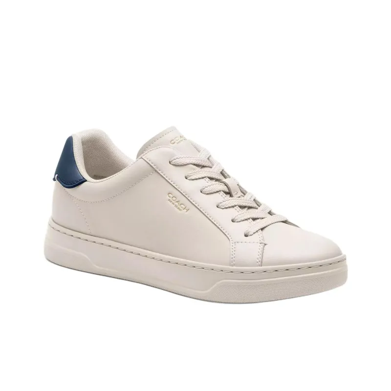 COACH Highline Low Top Skateboard Shoes Women's White-2