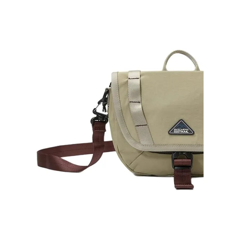Skechers Nylon One Shoulder Handbag Crossbody Bag Regular Unisex Pepper Beige-4