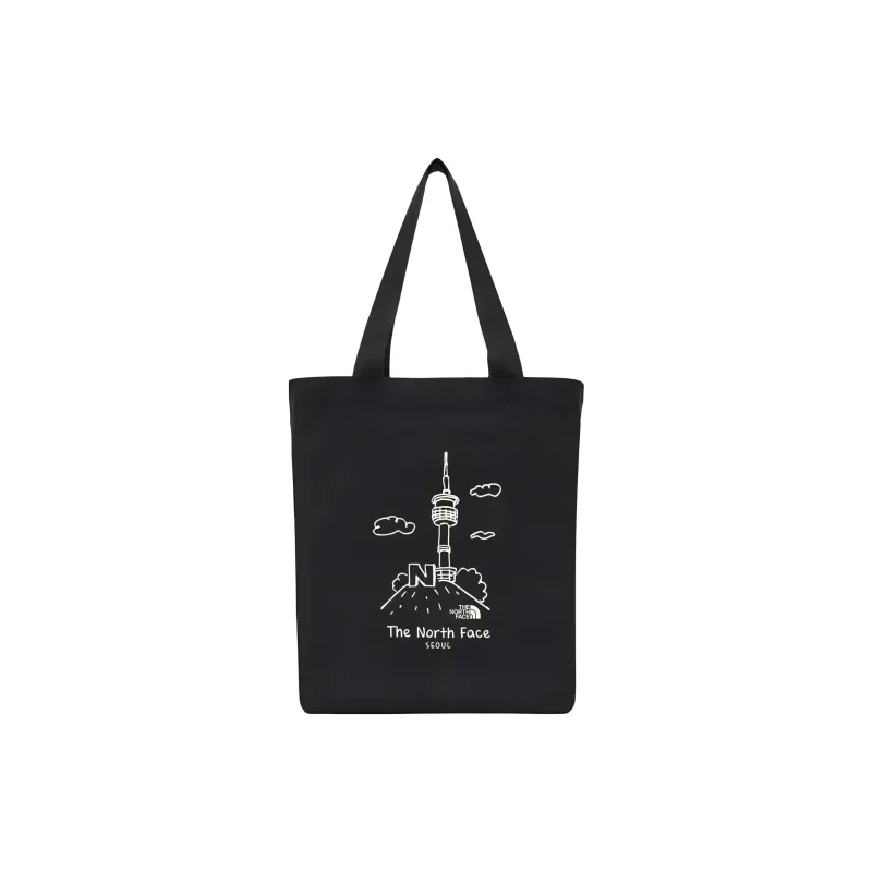 THE NORTH FACE Cotton Special Tote Bag Shopping Bag One Shoulder Handbag Regular Unisex Black-0