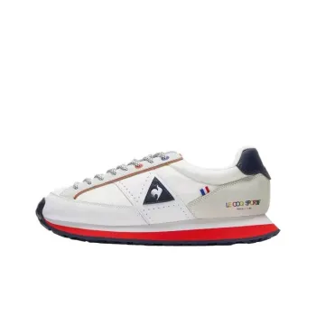Le Coq Sportif Abrasion Resistant Slip Resistant Low Top Training Shoes Unisex White