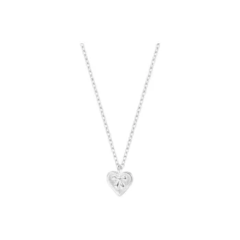 Heart Grass S925 Silver Necklaces Women's