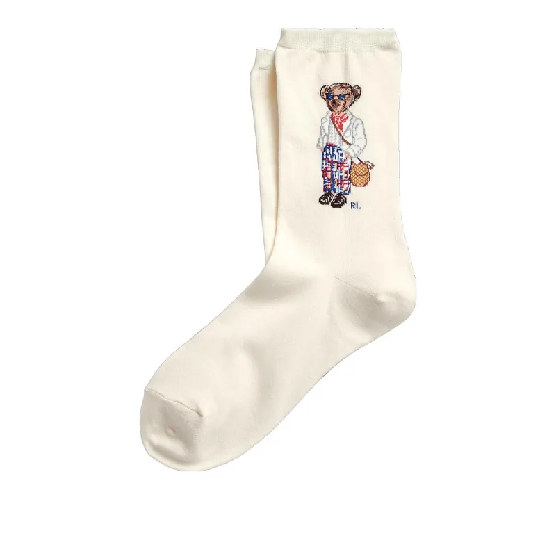 Polo Ralph Lauren Ankle Socks Women's Ecru-0