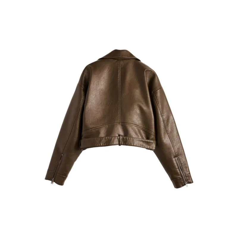 Levi’s Leather Jacket Women's Dark Brown-1
