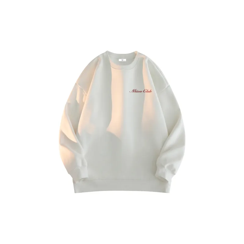 MIIOW Trend Party Series Sweatshirt Unisex White-1