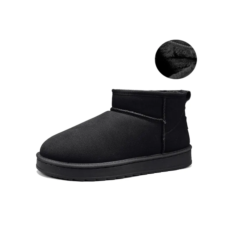 Kangaroo Head Warm Short Snow Boots Unisex-11