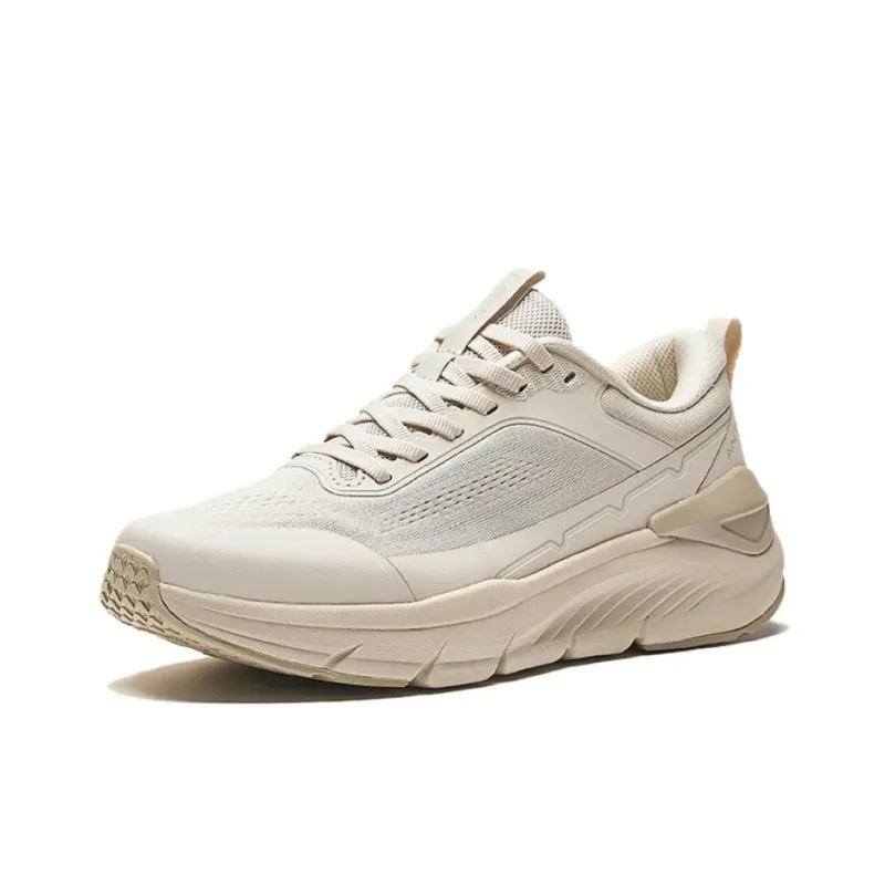 CHAOJIANTA Anti Slip And Wear Resistant Coverage Low Top Casual Running Shoes Women's Ecru-1