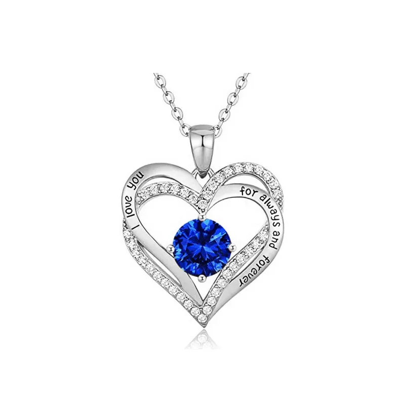 WUMZK 925 Sterling Silver Necklaces Women's-14