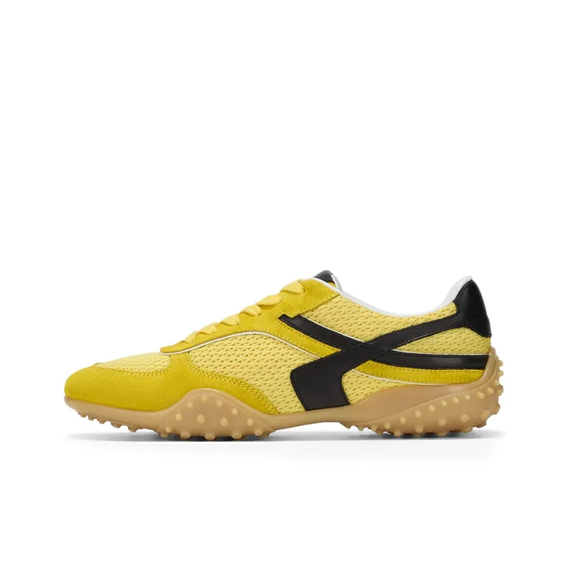 GG CC Skateboard Shoes Women's Low Top White/Blue/Yellow-14