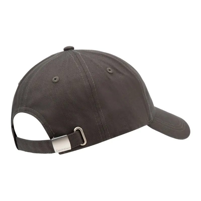 CALVIN KLEIN Cotton Baseball Caps Unisex Smoke Oil Ink-1