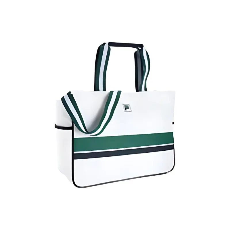 FILA Fabric PU Polyurethane, Synthetic Leather Sports Bag, Crossbody Handbag Regular Women's Jade White-1