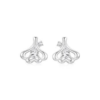 KADER 925 Sterling Silver Stud Earrings Women's Silver Birthday Commemoration Box