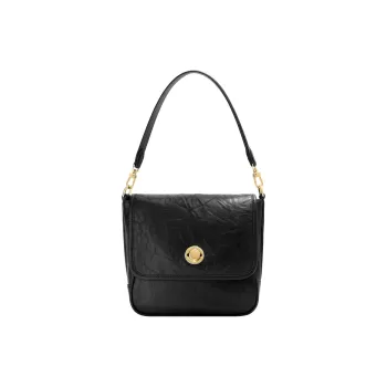 BEMIX PETS Cow Leather Handbag Trumpets Women's Black
