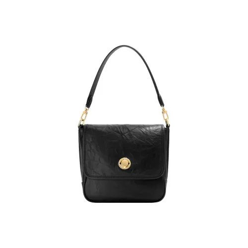 BEMIX PETS Cow Leather Handbag Trumpets Women's Black
