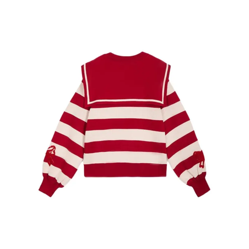 LALABOBO Sweaters Women's Red-1