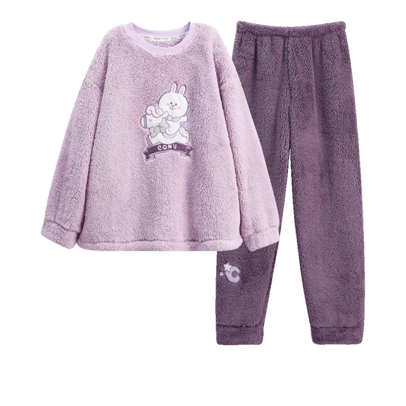 FENTENG x LINE FRIENDS Brown Bear Home Suit Women's-3