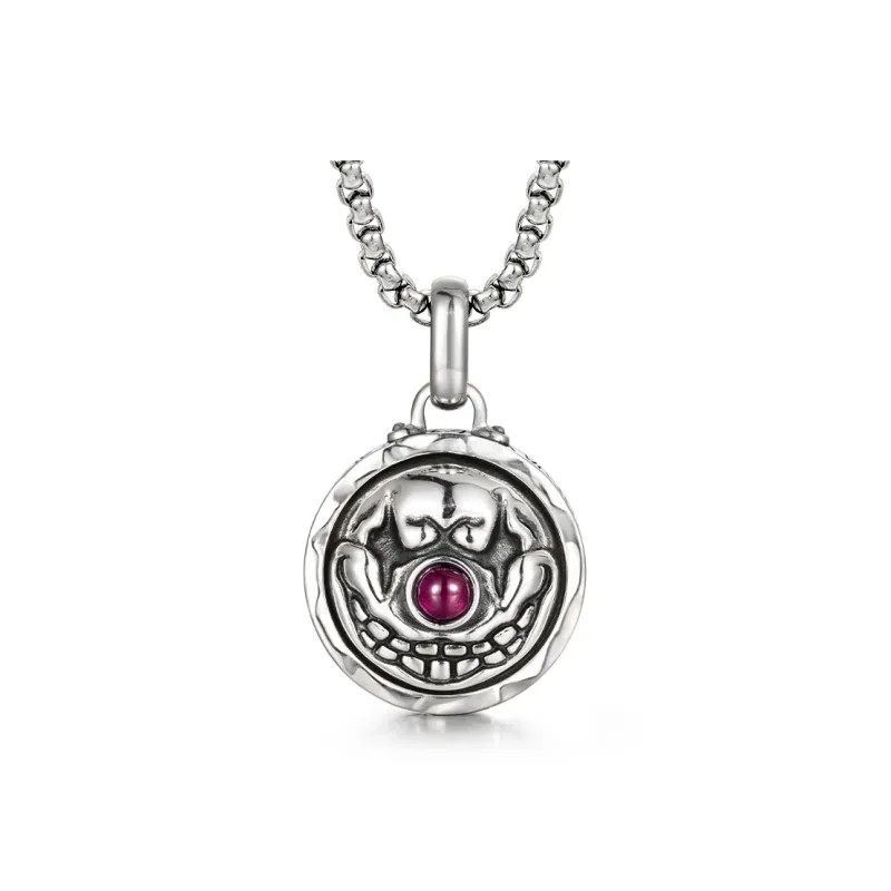 IDEAGEMER 925 Sterling Silver Necklaces Men's-0