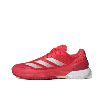 Adidas DEFIANT SPEED 2 Anti Slip Wear Resistant Low Top Tennis Shoes Men's Red