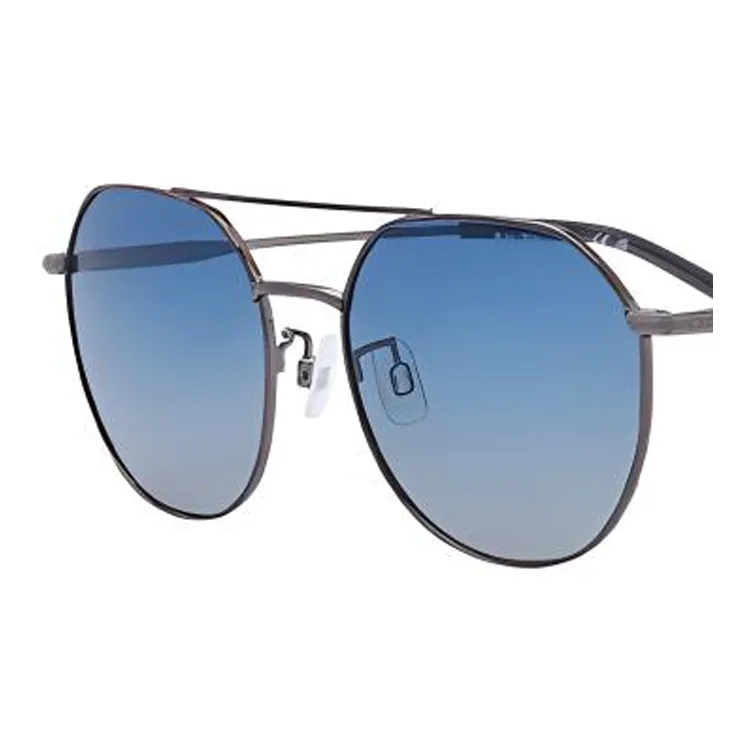 NAUTICA Metal Aviator Sunglasses Men's Silver-2
